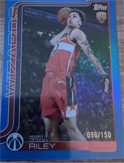 2025-26 Topps #221 Will Riley — front