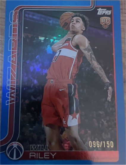 2025-26 Topps #221 Will Riley — front