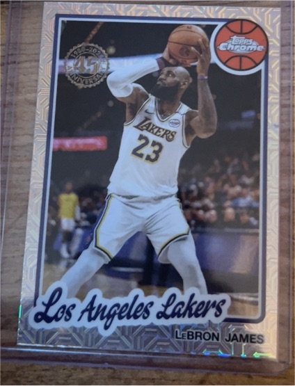 2025-26 Topps Chrome #TC-LJ LeBron James — front