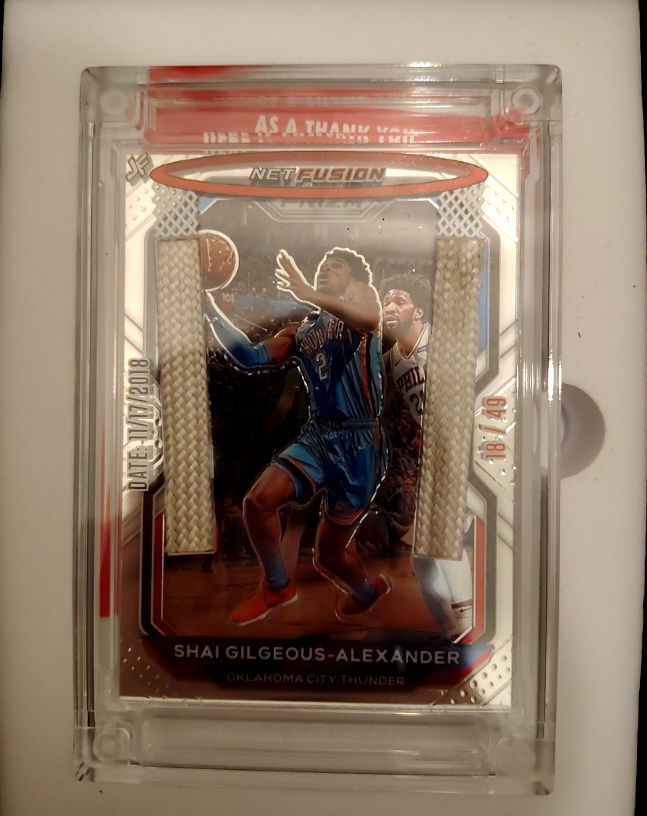 2025 Panini Jersey Fusion Net Fusion #Net Fusion Shai Gilgeous-Alexander — front