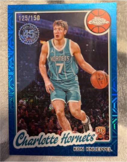 2025 Topps Chrome #TC-KK Kon Knueppel — front