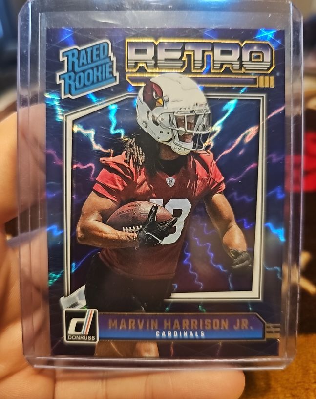 2024 Donruss #4 Marvin Harrison Jr. Retro Rated Rookie — front