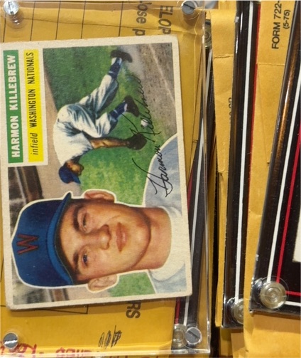 1956 Topps #164 Harmon Killebrew — front