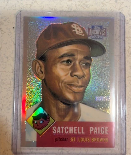 2001 Topps Archives Reserve #220 Satchell Paige — front