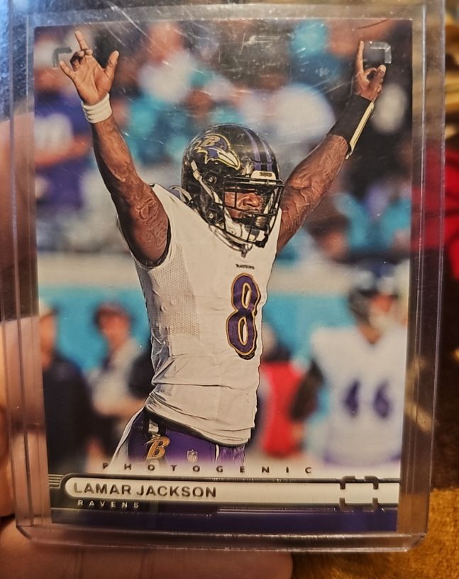 2022 Panini Chronicles #PH-3 Lamar Jackson Photogenic — front