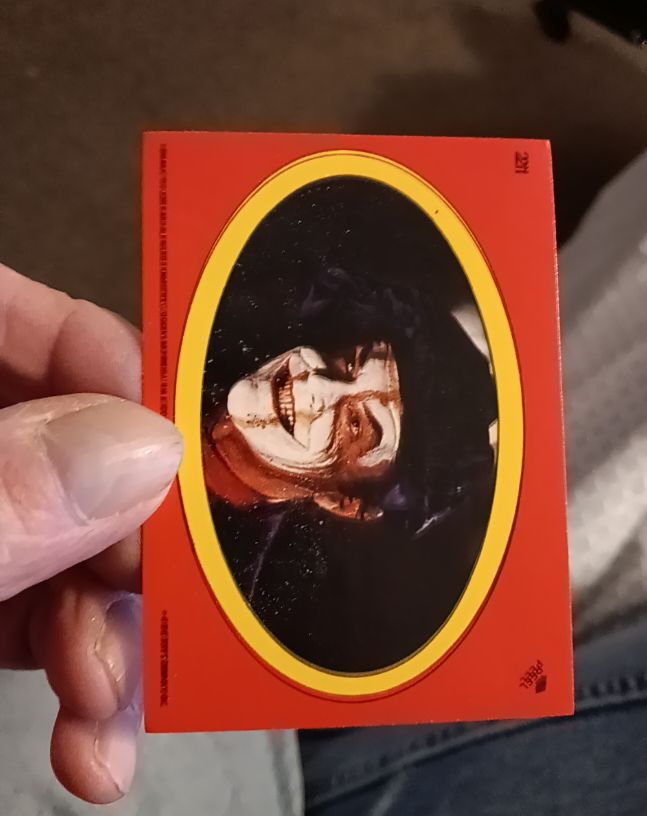 1989 Topps Batman The Movie Sticker #21 The Joker — front