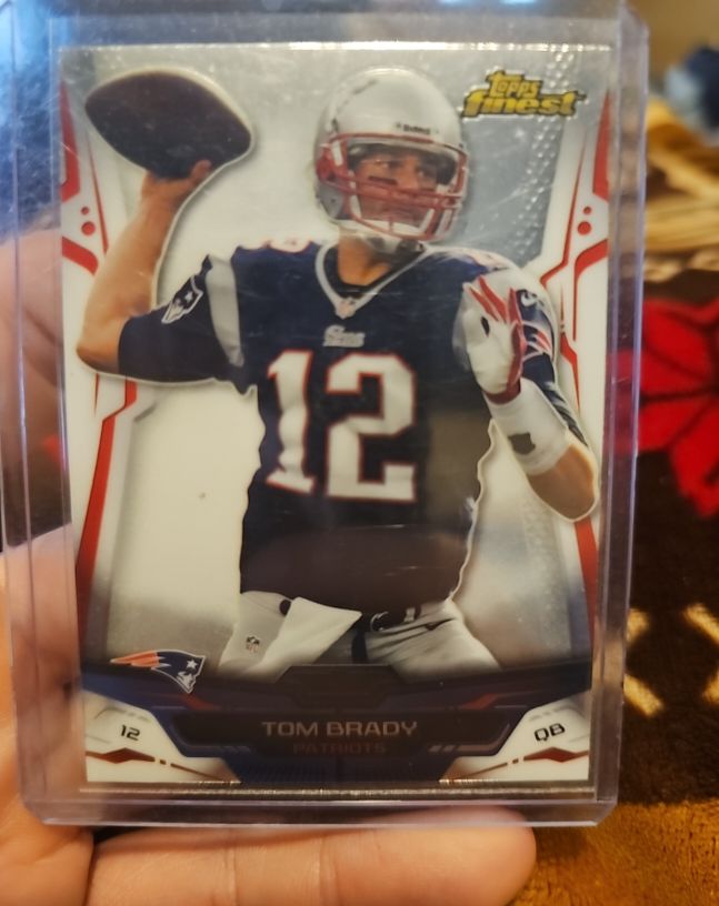 2014 Topps Finest #97 Tom Brady — front