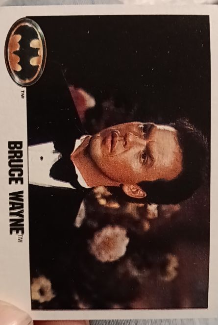 1989 Topps Batman #3 Bruce Wayne — front