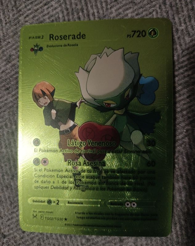 2022 Pokémon TG02/TG30 Roserade — front