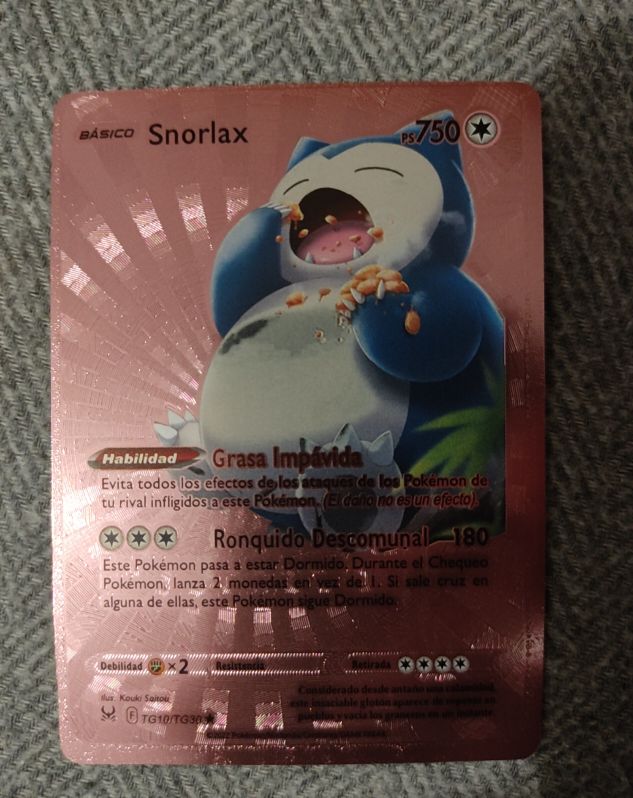 2022 Pokémon TG10/TG30 Snorlax Lost Origin Trainer Gallery — front