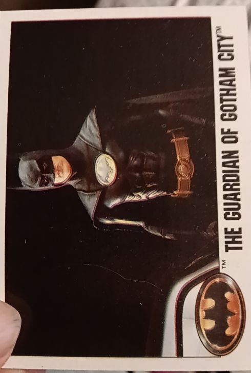 1989 Topps Batman #132 The Guardian of Gotham City — front