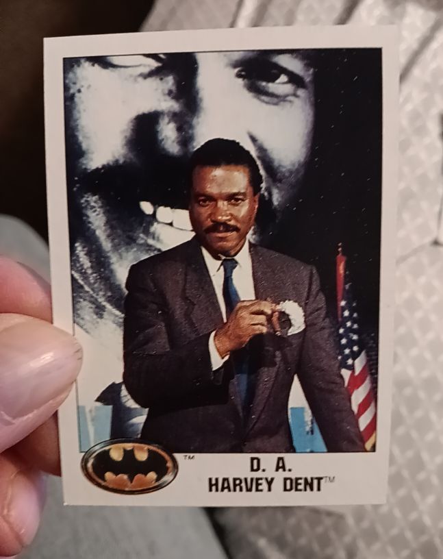 1989 Topps Batman Movie #10 D.A. Harvey Dent — front