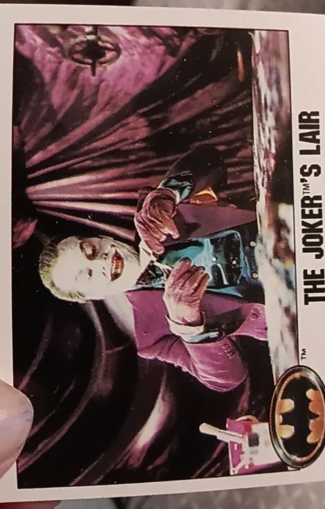 1989 Topps Batman #60 The Joker's Lair — front