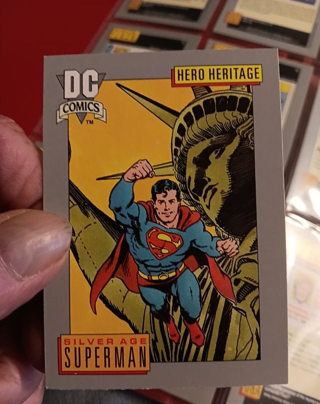 1991 DC Comics Impel Series 1 Hero Heritage Silver Age Superman #17 — front