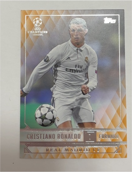 2018 Topps UEFA Champions League #1 Cristiano Ronaldo — front