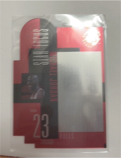 1997 Upper Deck Star Focus Die Cut #23 Michael Jordan — front