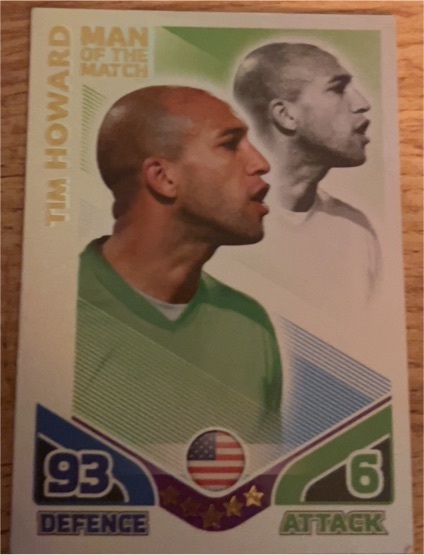 2010 Topps Match Attax World Stars #169 Tim Howard — front