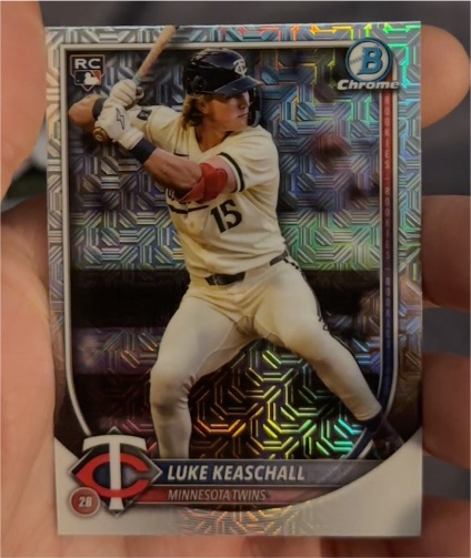 2025 Bowman Chrome #61 Luke Keaschall — front