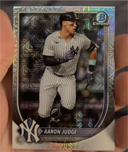 2025 Bowman Chrome #99 Aaron Judge — front