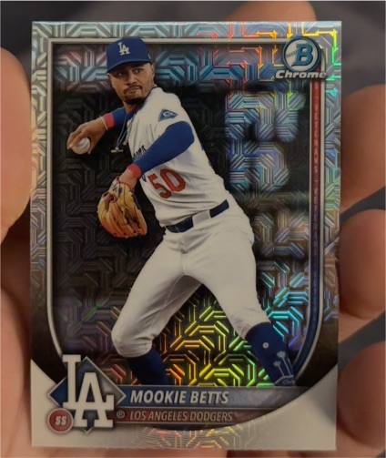2025 Bowman Chrome #26 Mookie Betts — front