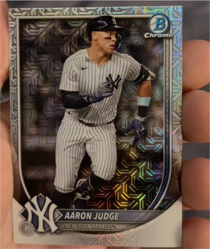 2025 Bowman Chrome #99 Aaron Judge — front