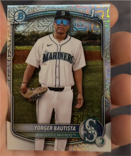 2025 Bowman Chrome #BCP-194 Yorger Bautista — front