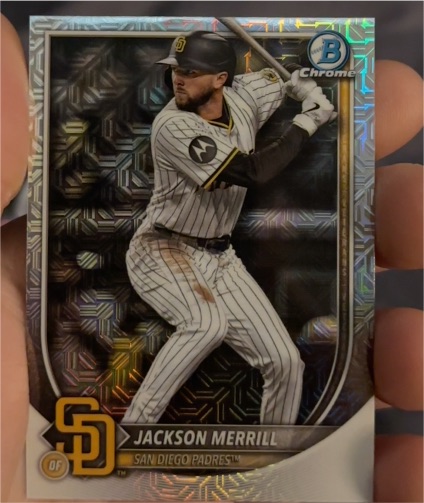 2025 Bowman Chrome #38 Jackson Merrill — front