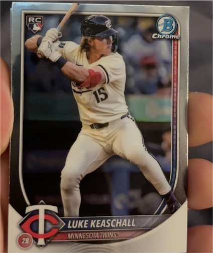 2025 Bowman Chrome #61 Luke Keaschall — front