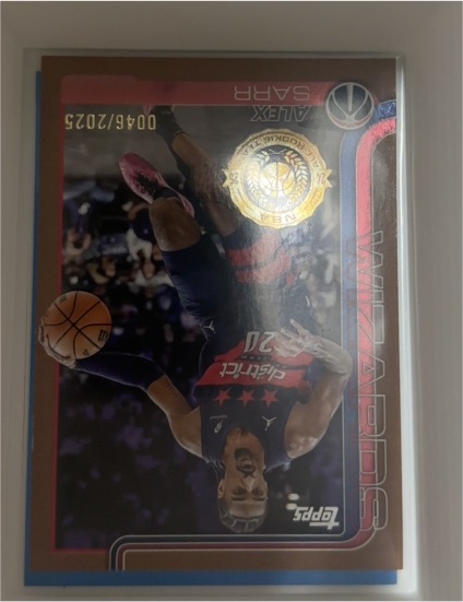 2025-26 Topps #0046 Alex Sarr — front