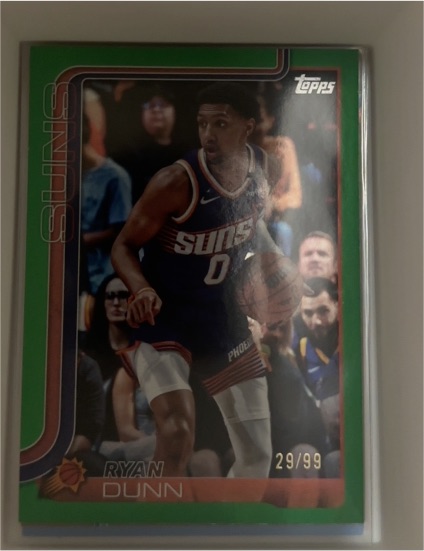 2025-26 Topps #29 Ryan Dunn — front