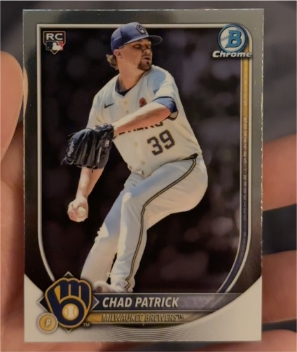 2025 Bowman Chrome #28 Chad Patrick — front