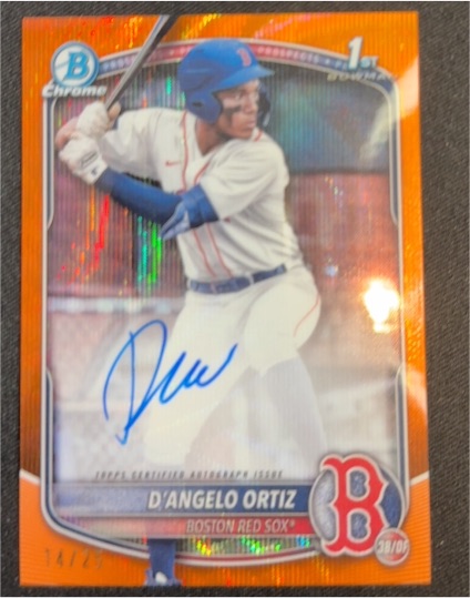2025 Bowman Chrome #CPA-DO D'Angelo Ortiz — front