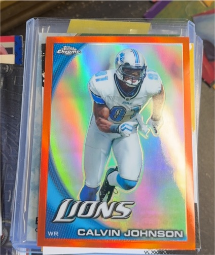 2010 Topps Chrome #C193 Calvin Johnson — front