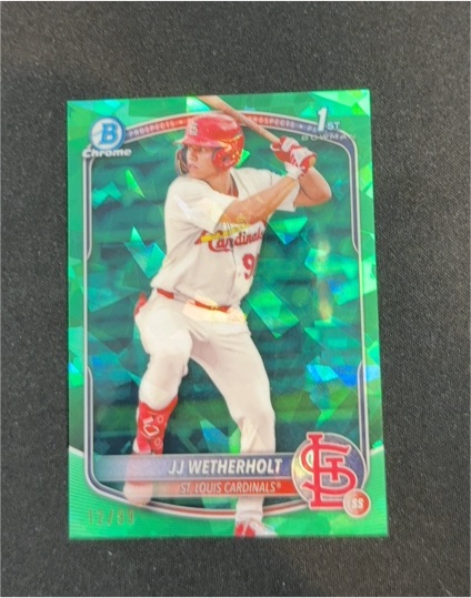 2025 Bowman Chrome Prospects #BCP-22 JJ Wetherholt — front