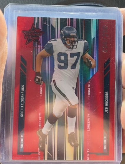 2005 Leaf Rookies & Stars Longevity #235 Jeb Huckeba — front