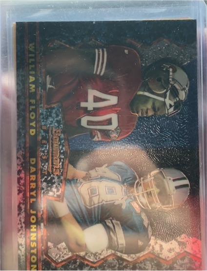1994 Topps Stadium Club Bowman's Best William Floyd Darryl Johnston — front