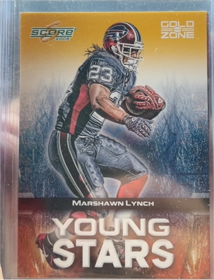 2008 Score Young Stars #YS-4 Marshawn Lynch — front
