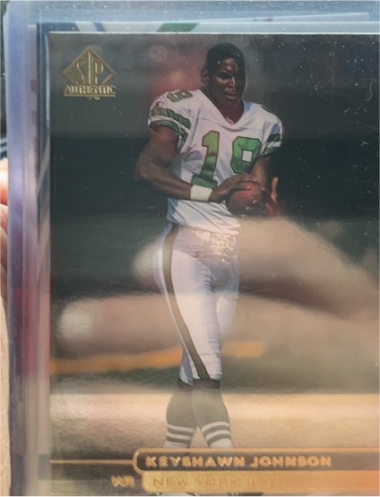 1994 SP Authentic #18 Keyshawn Johnson — front