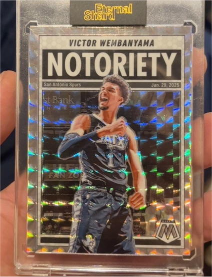 2024-25 Panini Mosaic #3 Victor Wembanyama Notoriety — front