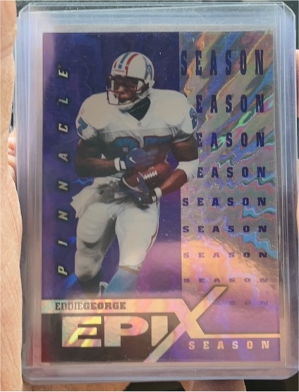 1997 Pinnacle Epix Season #Epix Season Eddie George — front