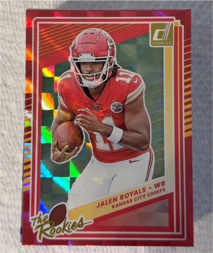 2025 Donruss #27 Jalen Royals The Rookies — front