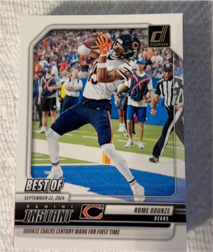 2025 Panini Donruss Best Of Instant #INS-ROD Rome Odunze — front