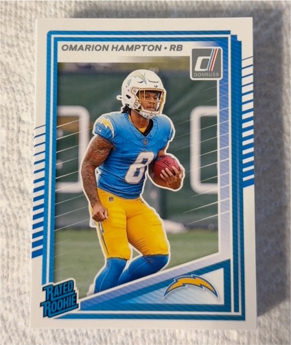 2025 Panini Donruss #303 Omarion Hampton — front