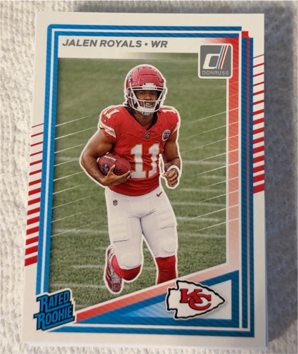2025 Donruss #321 Jalen Royals — front