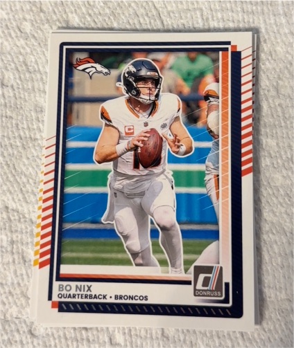 2025 Donruss #39 Bo Nix — front