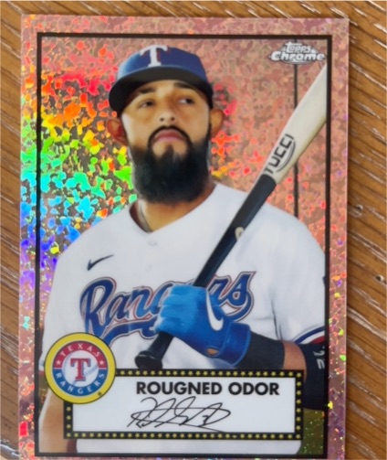 2021 Topps Chrome Platinum Anniversary #336 Rougned Odor — front