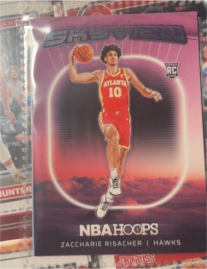 2024-25 Panini NBA Hoops Skyview #23 Zaccharie Risacher — front