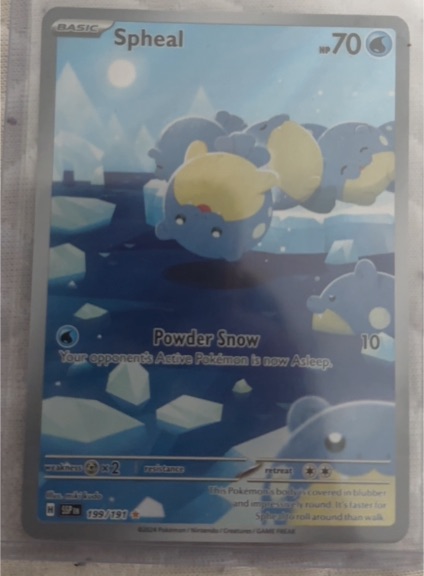 2023 Pokémon SV08: Surging Sparks #199 Spheal — front