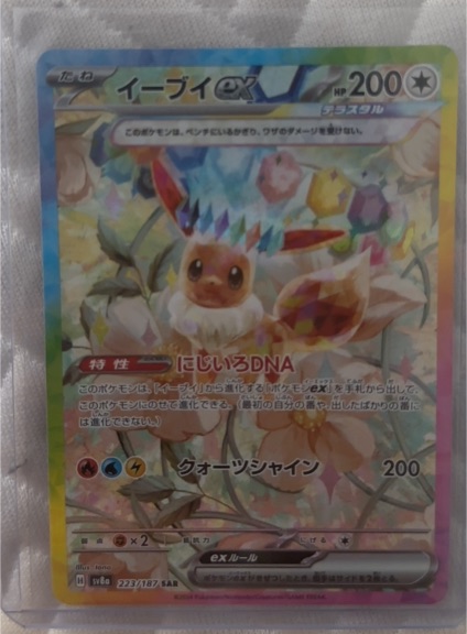 2024 Pokémon #223 Eevee EX — front