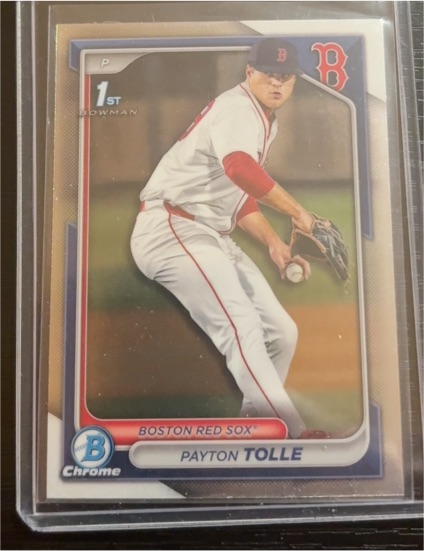 2024 Bowman Draft Chrome #BDC-63 Payton Tolle — front